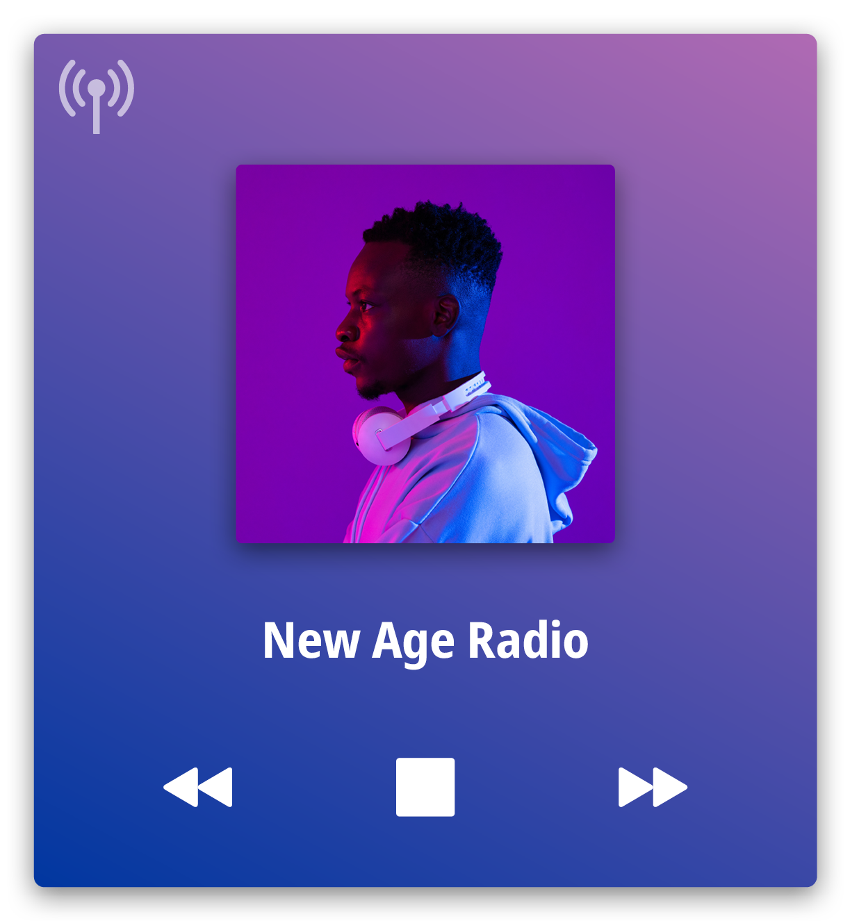 04WebLink Widget – Shoutcast Large