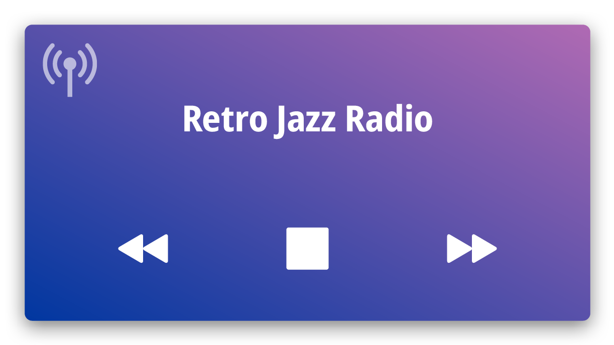 11WebLink Widget – Shoutcast Medium