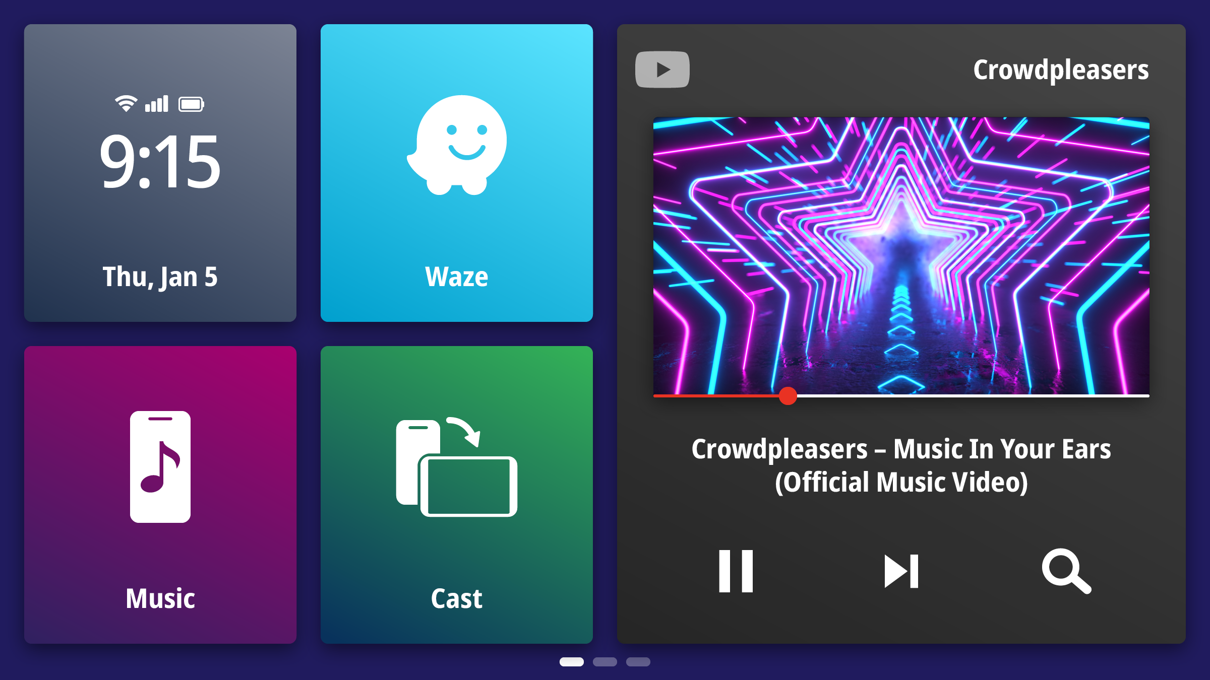 WebLink – Home Screen Example 2