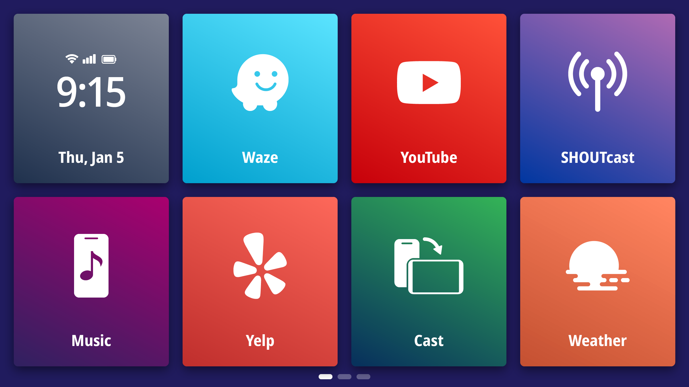 WebLink – Home Screen Example 5